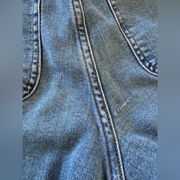 Madewell-Mid Rise-Kick Out-Crop Jeans-Blue-Classic-Spring-Summer-Costal-Size 27 - Picture 16 of 16